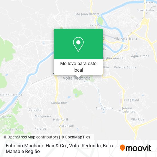 Fabrício Machado Hair & Co. mapa