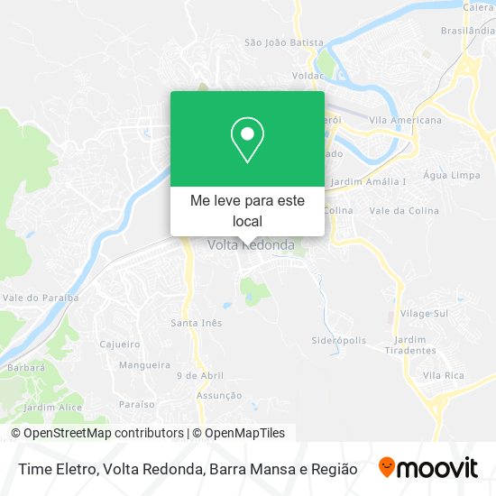 Time Eletro mapa