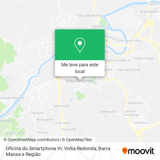 Oficina do Smartphone Vr mapa