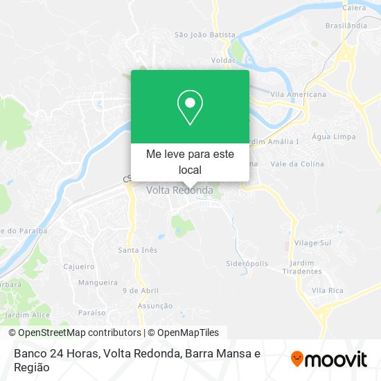 Banco 24 Horas mapa