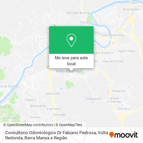 Consultório Odontológico Dr Fabiano Pedrosa mapa