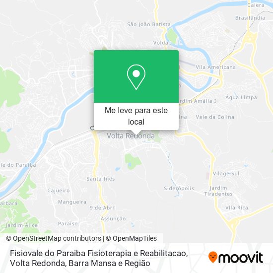 Fisiovale do Paraiba Fisioterapia e Reabilitacao mapa