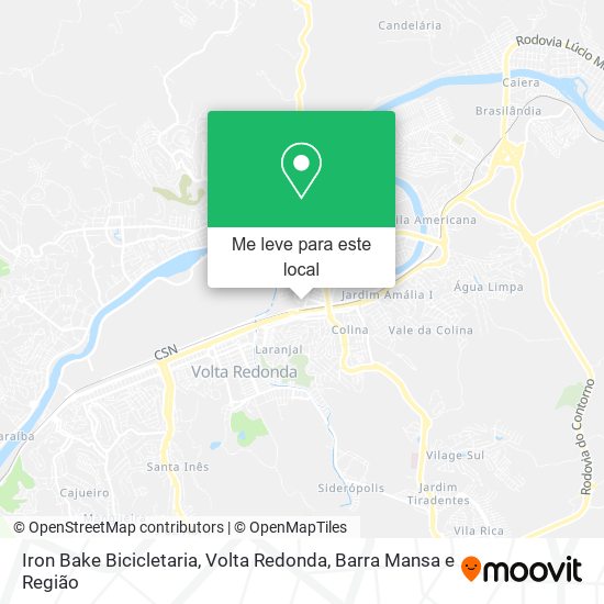 Iron Bake Bicicletaria mapa