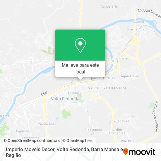 Imperio Moveis Decor mapa