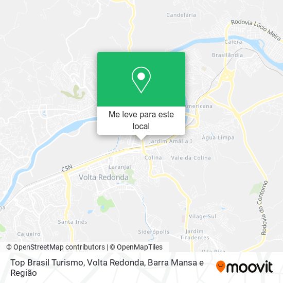 Top Brasil Turismo mapa