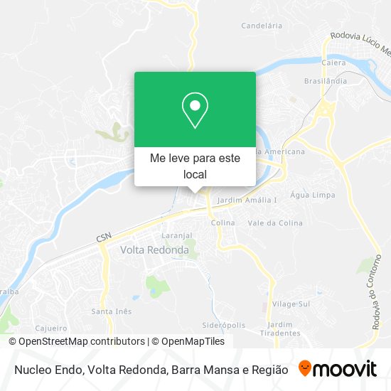Nucleo Endo mapa