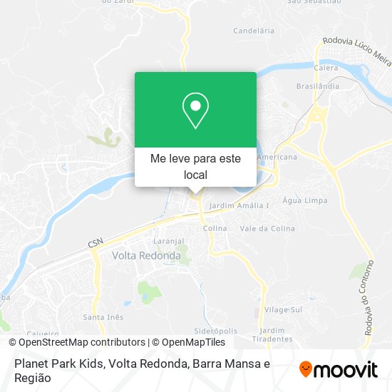 Planet Park Kids mapa