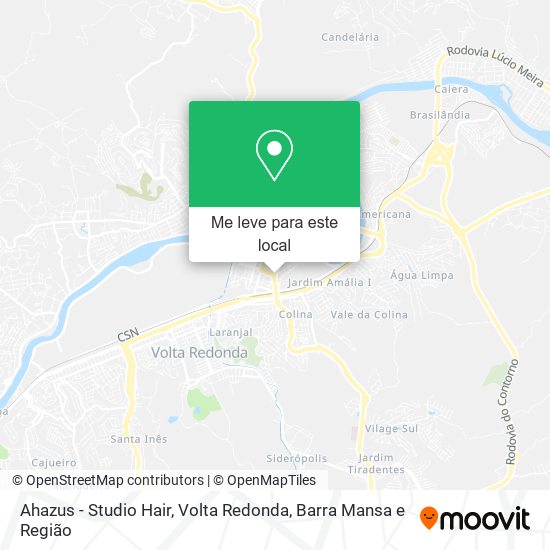 Ahazus - Studio Hair mapa