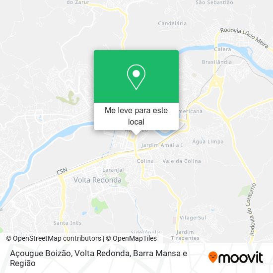 Açougue Boizão mapa