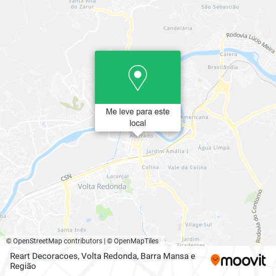 Reart Decoracoes mapa