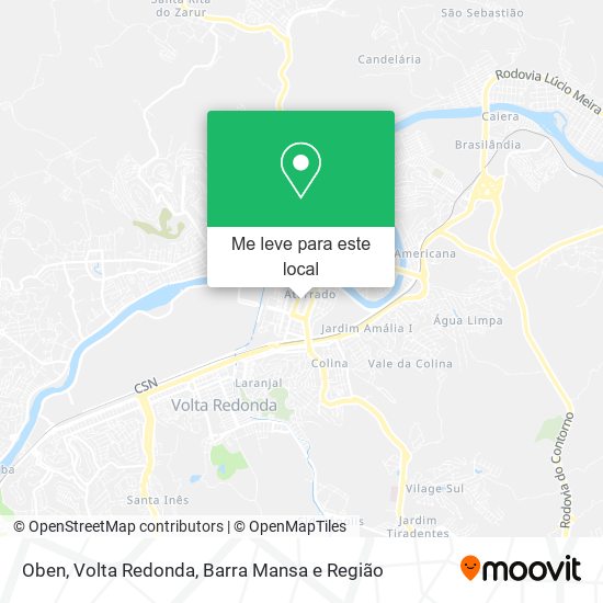 Oben mapa