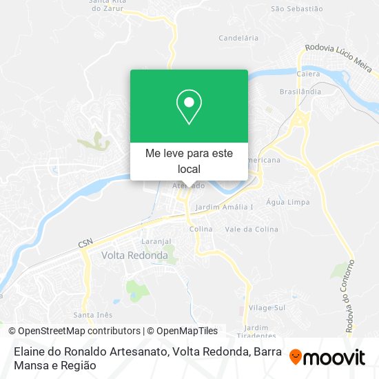 Elaine do Ronaldo Artesanato mapa