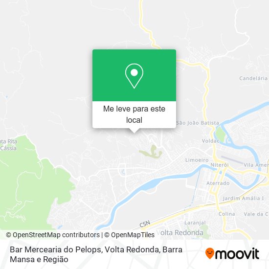 Bar Mercearia do Pelops mapa