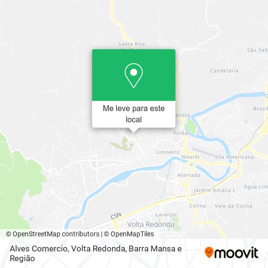 Alves Comercio mapa