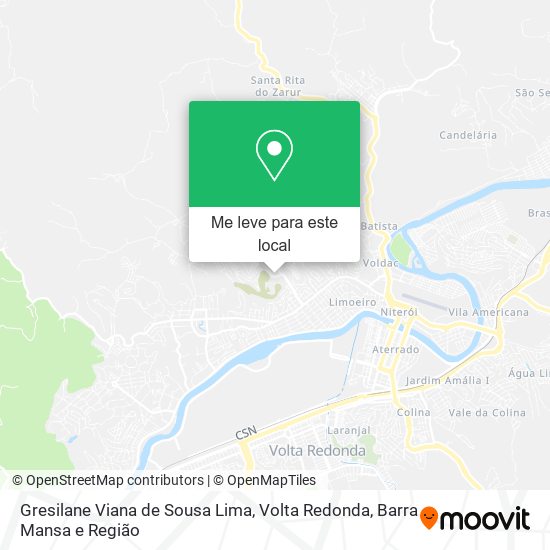 Gresilane Viana de Sousa Lima mapa