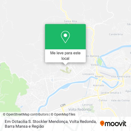 Em Octacilia S. Stockler Mendonça mapa