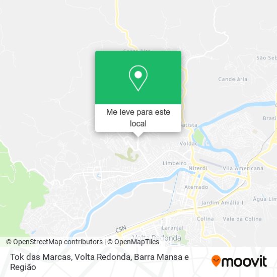 Tok das Marcas mapa