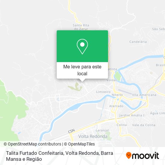 Talita Furtado Confeitaria mapa