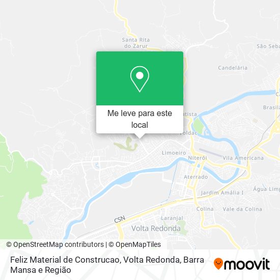 Feliz Material de Construcao mapa