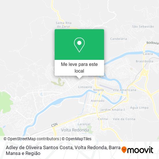 Adley de Oliveira Santos Costa mapa