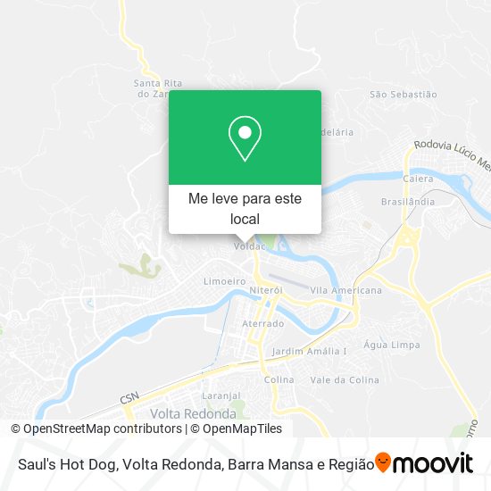 Saul's Hot Dog mapa