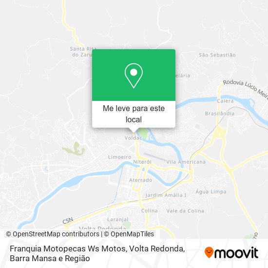 Franquia Motopecas Ws Motos mapa