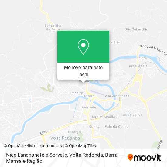 Nice Lanchonete e Sorvete mapa