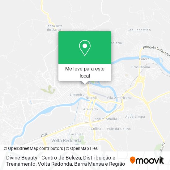 Divine Beauty - Centro de Beleza, Distribuição e Treinamento mapa