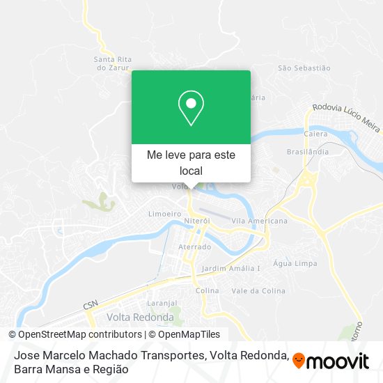 Jose Marcelo Machado Transportes mapa