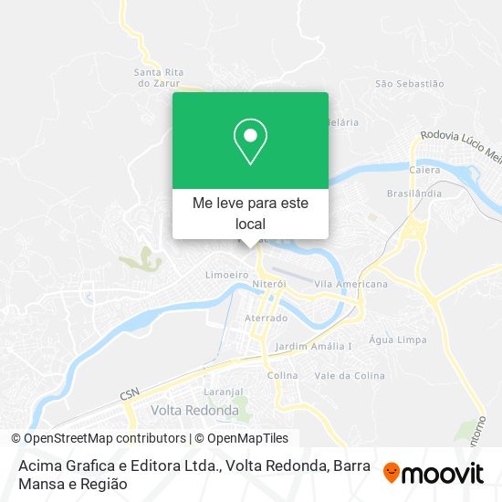 Acima Grafica e Editora Ltda. mapa