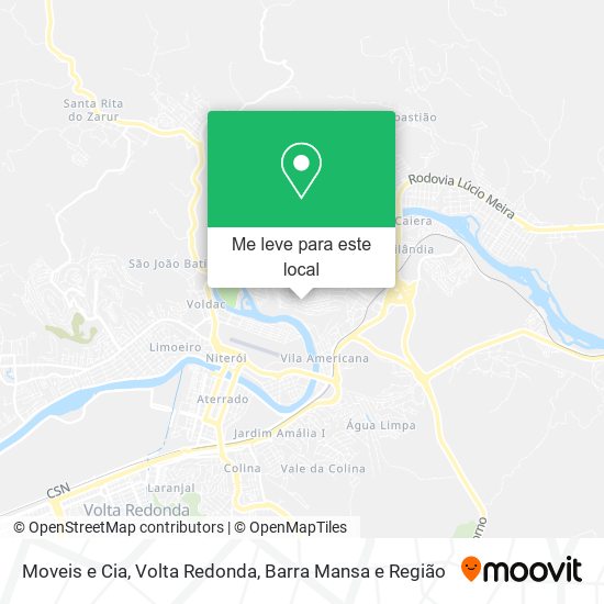 Moveis e Cia mapa