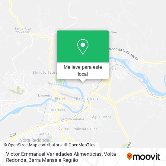 Victor Emmanuel Variedades Alimenticias mapa