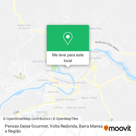 Pensao Deise Gourmet mapa