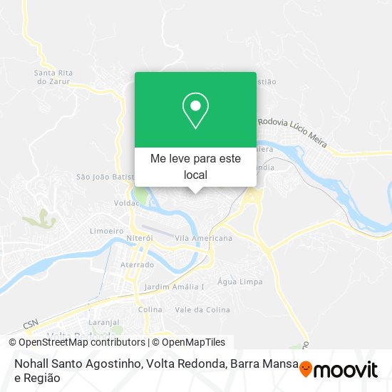 Nohall Santo Agostinho mapa