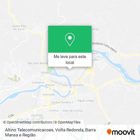 Altino Telecomunicacoes mapa