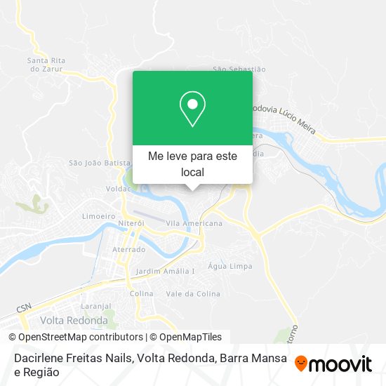 Dacirlene Freitas Nails mapa