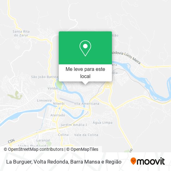 La Burguer mapa