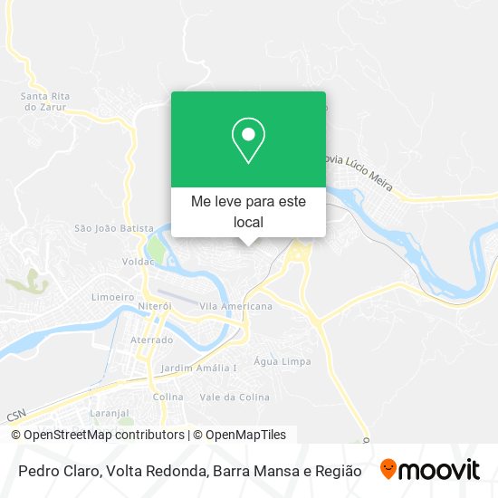 Pedro Claro mapa