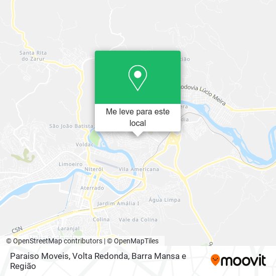 Paraiso Moveis mapa
