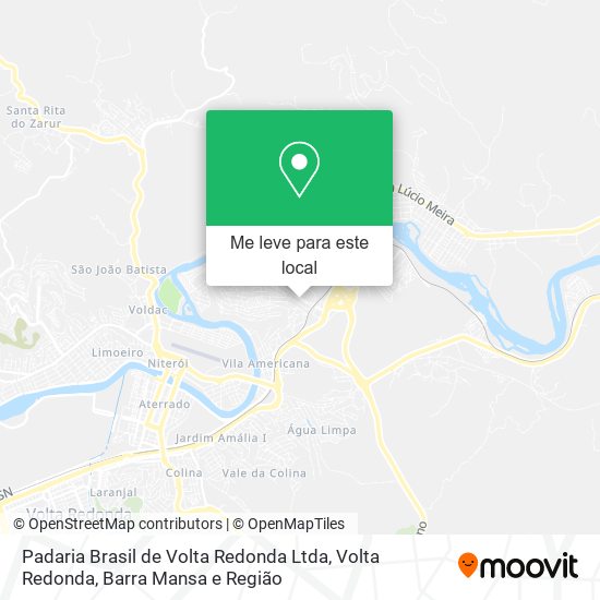 Padaria Brasil de Volta Redonda Ltda mapa