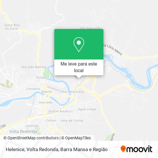 Helenice mapa
