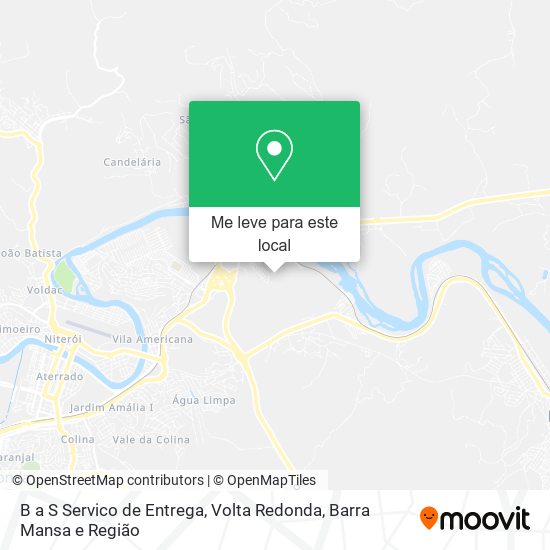 B a S Servico de Entrega mapa