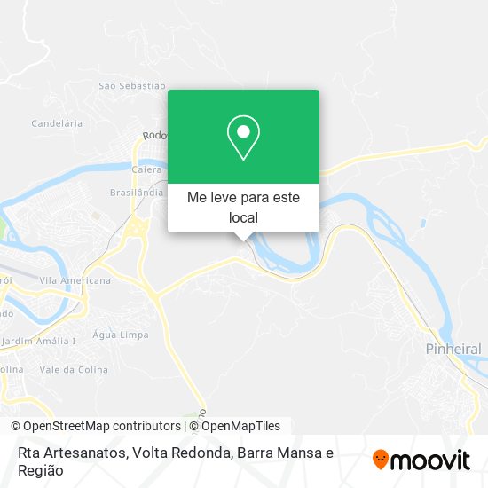 Rta Artesanatos mapa