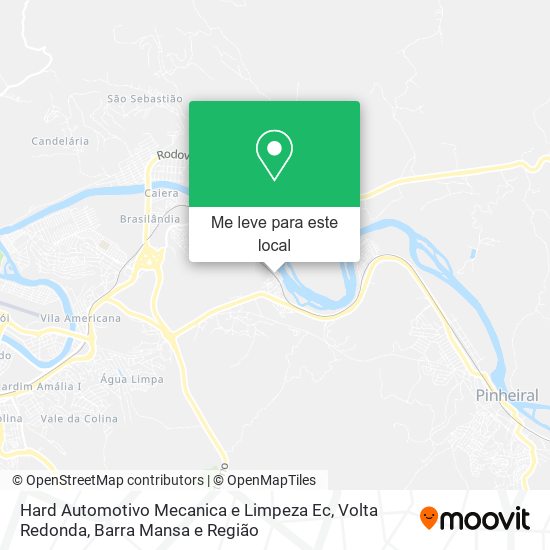 Hard Automotivo Mecanica e Limpeza Ec mapa