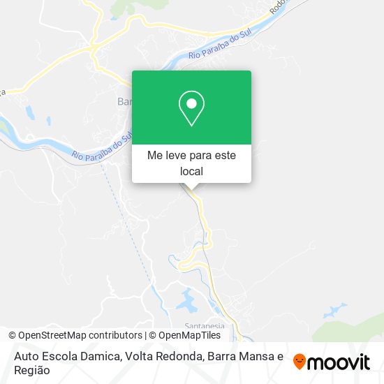 Auto Escola Damica mapa