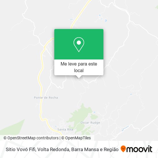 Sítio Vovó Fifi mapa