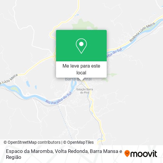 Espaco da Maromba mapa