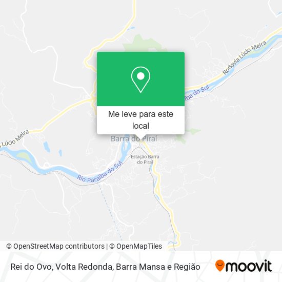 Rei do Ovo mapa