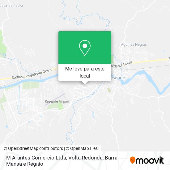 M Arantes Comercio Ltda mapa