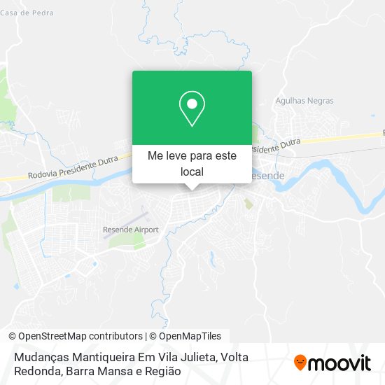 Mudanças Mantiqueira Em Vila Julieta mapa